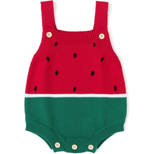 Simplee kids Baby Girls Sunflower Knit Rompers Knit Clothes for Newborn Baby Girls