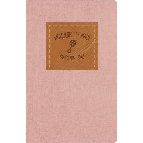 KJV, Wonderfully Made New Testament and Psalms: Baby Girl's First Bible, Flexcover, Pink