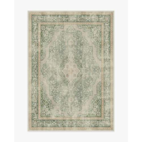 Adeline Natural Sage Rug | Ruggable US