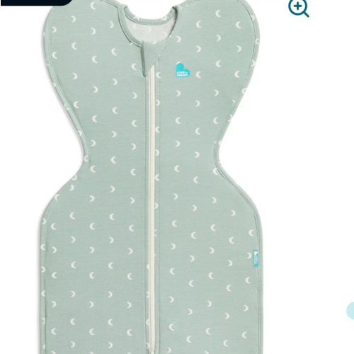 Swaddle Up™ 1.0 TOG Cotton Olive Moon size: small