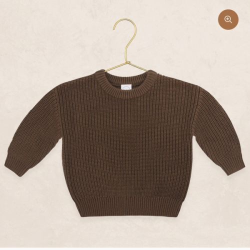 Knit Chunky Sweater - Cocoa