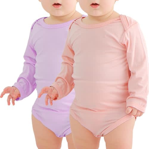 Jimonda Bamboo Baby Bodysuit Long Sleeve Infant Romper Soft Boy Girl Unisex Newborn Clothes One Piece Outfits Summer Fall