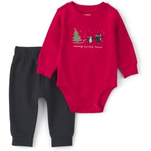 Carter's Baby Boys' 2-piece Holiday Pant Set