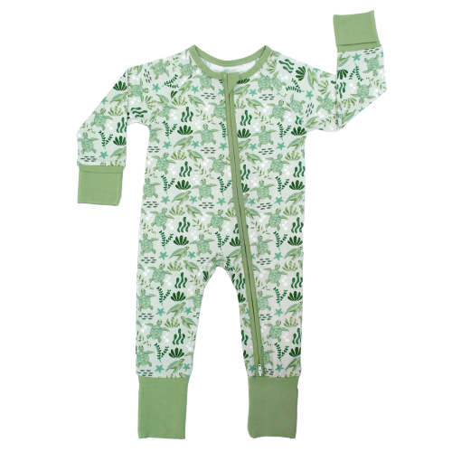 Save the Sea Turtles Bamboo Convertible Pajamas
