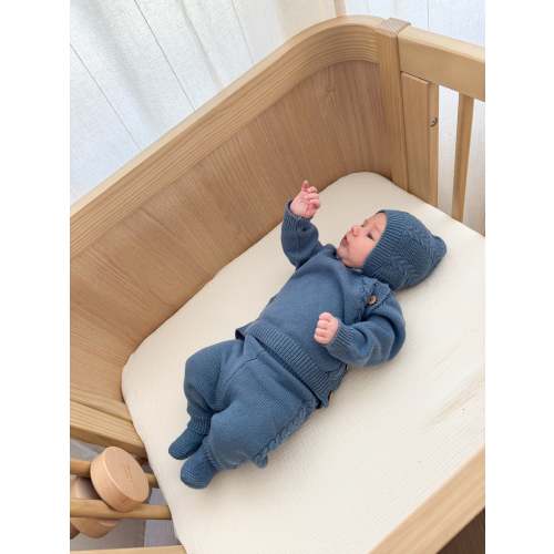 Bring Me Home Cable Knit Bundle - Denim Blue