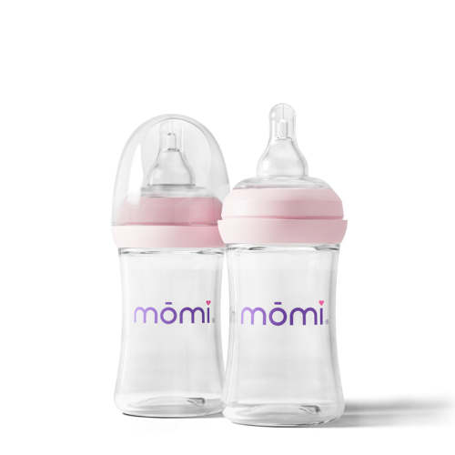 momi vibes breast-like bottle sets - seashell