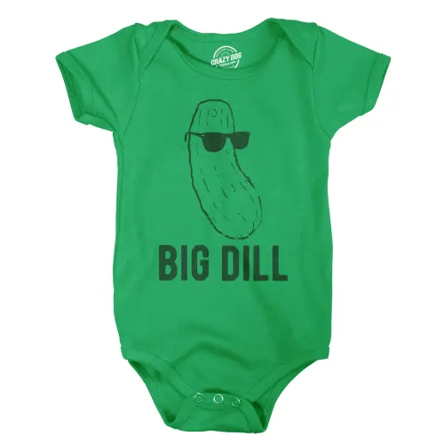 Big Dill Baby Bodysuit – Crazy Dog T-Shirts
