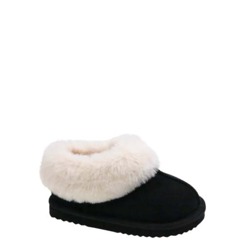 Wonder Nation Toddler Girls Slippers with Faux Fur Trim