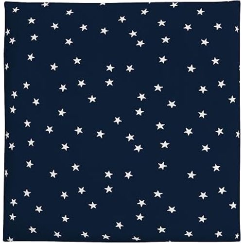 Carter's Navy w/White Stars Crib Sheet