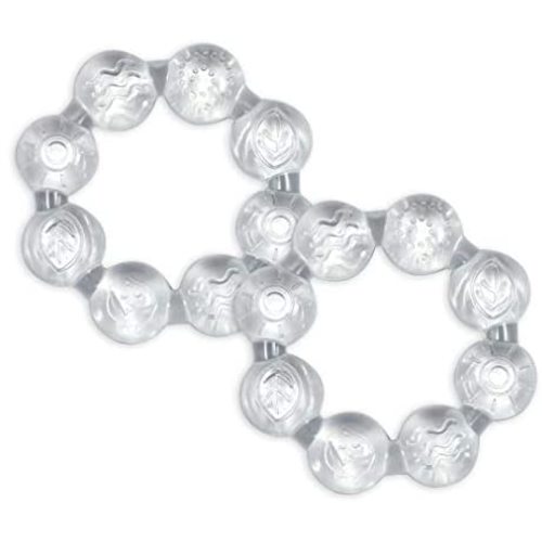 green sprouts Cooling Teether (2pk) | Soothes Gums & Promotes Healthy Oral Development | Safer Plastic Filled with sterilized Water, Chill for Extra Relief, Textured Surface to Massage Gums