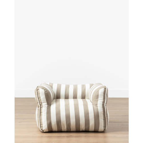Tan Striped Kids Chair