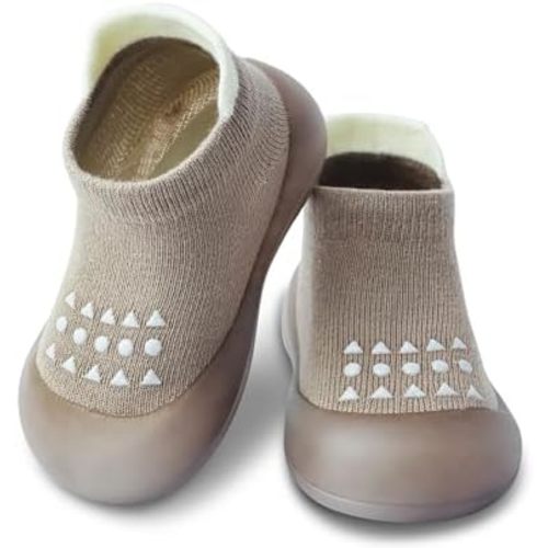 Baby Sock Shoes Boys Girls First Walking Shoes Non-Slip Slippers Soft Sole Sneakers Toddler Infant Babygirl