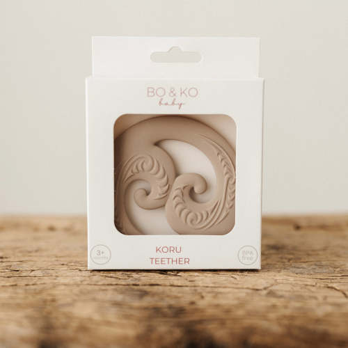 Koru Teether (Latte) | BO & KO Aotearoa