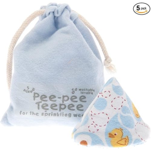 Beba Bean Pee-Pee Teepee Rubber Ducky Blue - Laundry Bag, PT3095