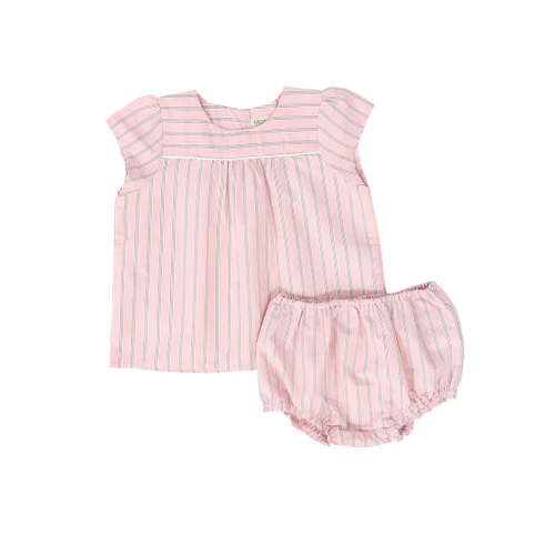 Marmar Tuss Pusle Bonbon Pink Stripes Set | Macaroni Kids