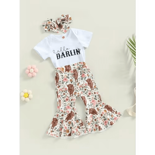0 18 months 3pcs baby girl spring summer outfits short - Temu