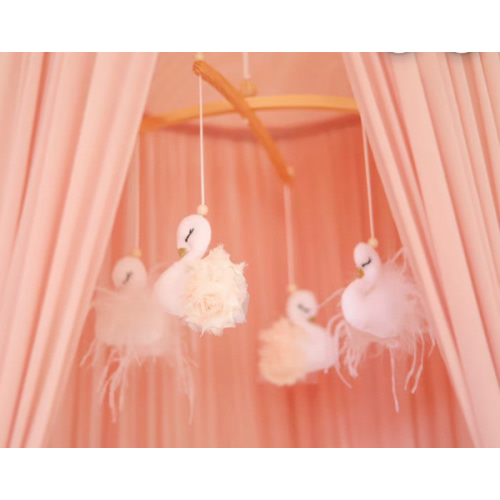 Baby Girl Swan Crib Mobile