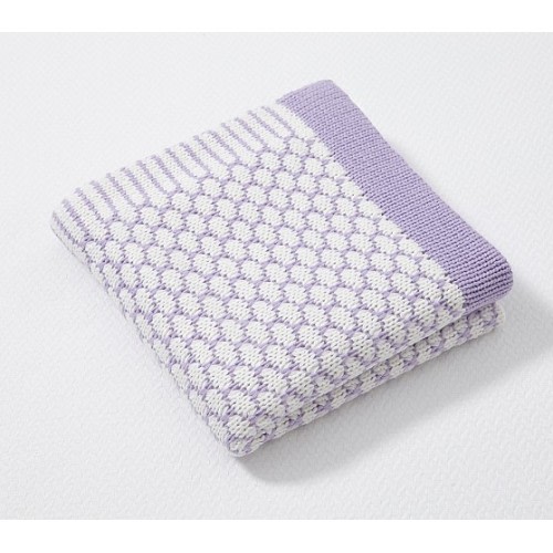 Honeycomb Baby Blanket - Lavender