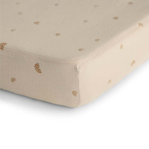 Mushie Extra Soft Muslin Crib Sheet