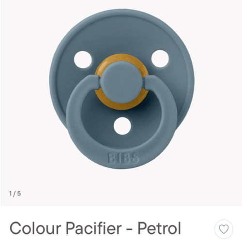 BIBS Colour Pacifier in Petrol - Deep Comfort and Style – Bibsworld store US