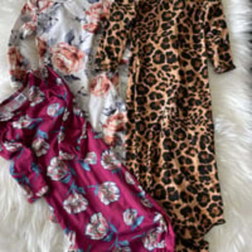 Newborn sleep gown set of 3 EUC