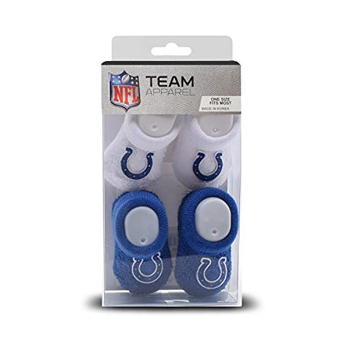 FBF Originals - NFL Infant Bootie Socks 0-12 Months - 2 Pack
