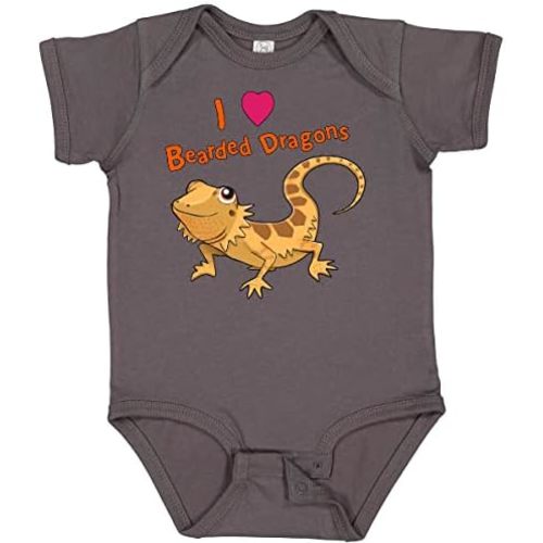 inktastic I Love Bearded Dragons Baby Bodysuit