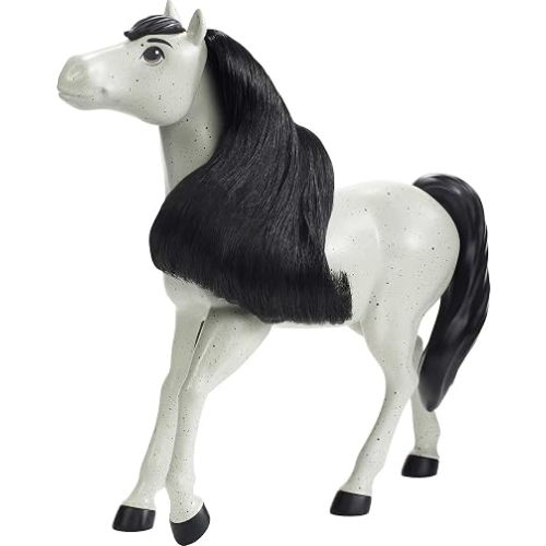 Mattel Spirit Untamed Horse Toy, Herd Horse (Approx. 8-inch) with Moving Head, Long Mane, Playful Stance & Beautiful Color