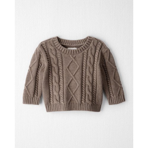 Baby Organic Cotton Cable Knit Sweater - Little Planet | Carter's