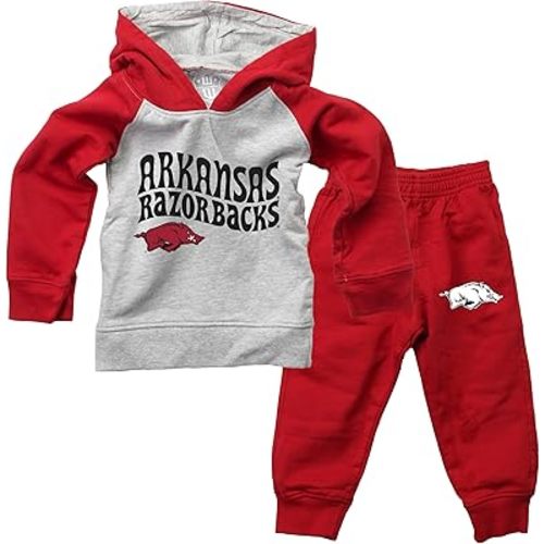 Wes and Willy Infant and Toddler College Pant and Hoodie Set