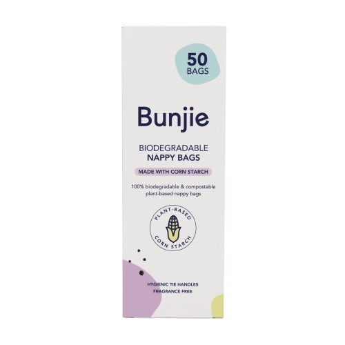Bunjie Biodegradable Nappy Bags 50 Pack