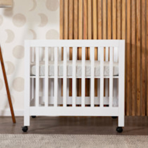 babyletto Origami Mini Crib - White