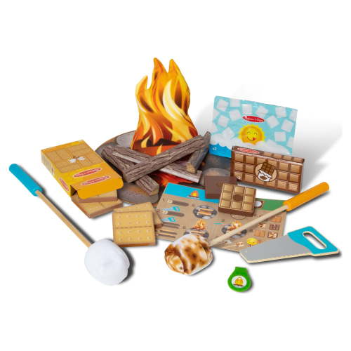 Melissa & Doug Let's Explore Campfire S'mores Play Set