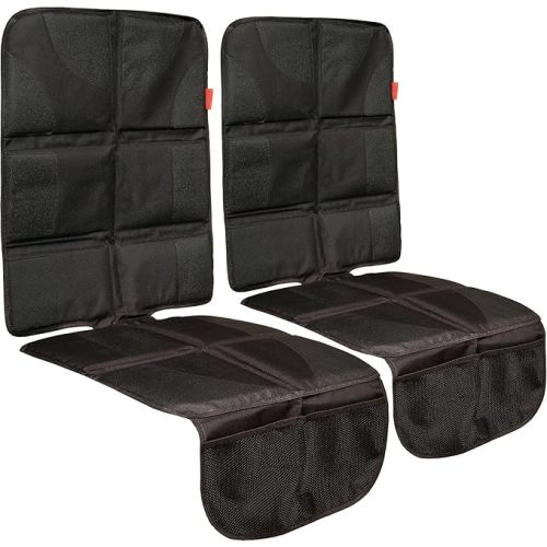 Lusso Gear Car Seat Protector for Baby Car Seat - Black