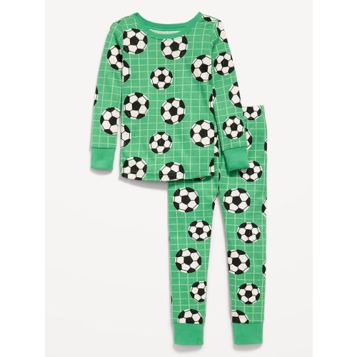 Printed Snug-Fit Pajama Set for Toddler & Baby