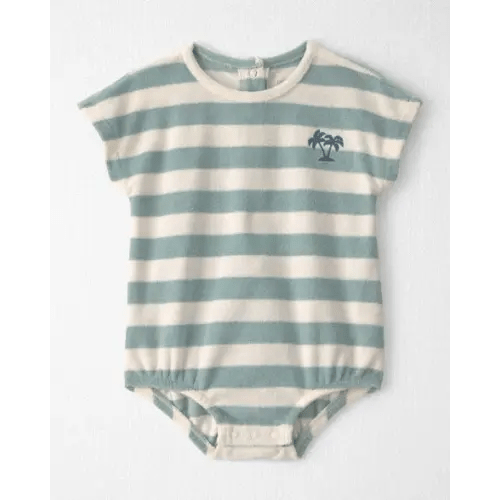 Baby Terry Bubble Made with Organic Cotton in Stripes - Little Planet | Carter's