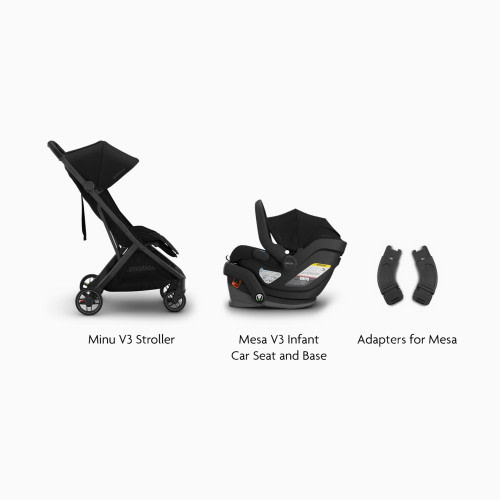 UPPAbaby Minu V3 Stroller, Mesa V3 & Car Seat Adapters - James