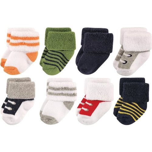 Luvable Friends Baby Newborn and Baby Terry Socks