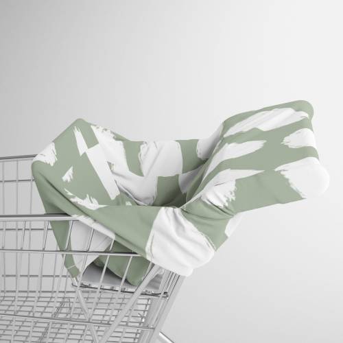 Sage Green Grocery Cart Cover | Light Green Baby Car Seat Cover | Mint Green Nursing Cover | Highchair Cover | Baby Gift | Baby Shower Gift