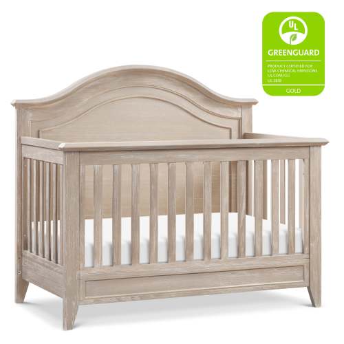 Monogram by Namesake Barrow Rustic 4-in-1 Convertible Curve Top Crib