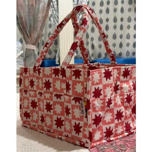 Star Print Nappy Caddy