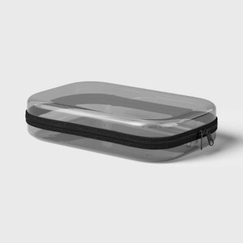 Gray Large Hard Sided Zipper Case - up&up™