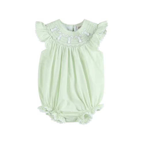 Honeydew Green Bunny Smocked Romper – VACE