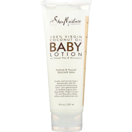 SheaMoisture Baby Lotion 100% Virgin Coconut Oil for Baby Skin Baby Lotion Clear Skin Moisturizer 8 oz