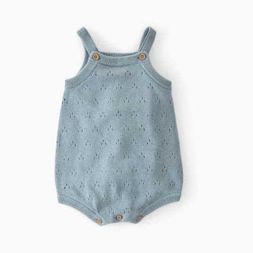 Carter's Little Planet Eyelet Bubble Romper - Blue, 3M