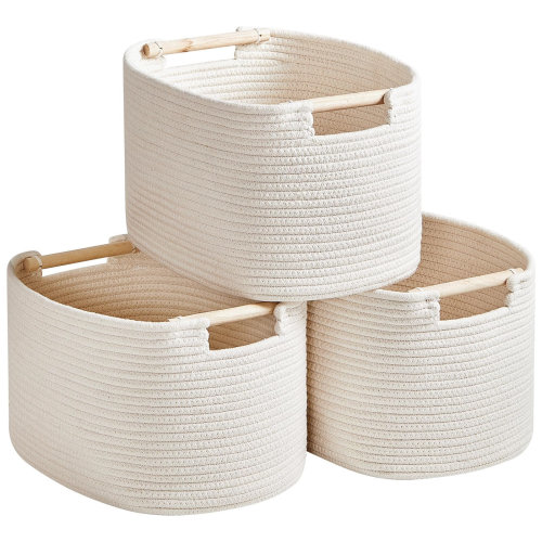 Dakota Fields 3 Pack Storage Basket For Cabinet And Toy Organization Baskets For Storage - Baby Toy Bin - Toy Storage Organizer - Ideal For Empty Gift Baskets To Fill & Reviews | Wayfair