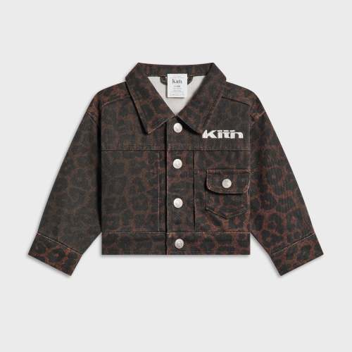 Kith Baby Leopard Alonzo Denim Jacket - Incognito