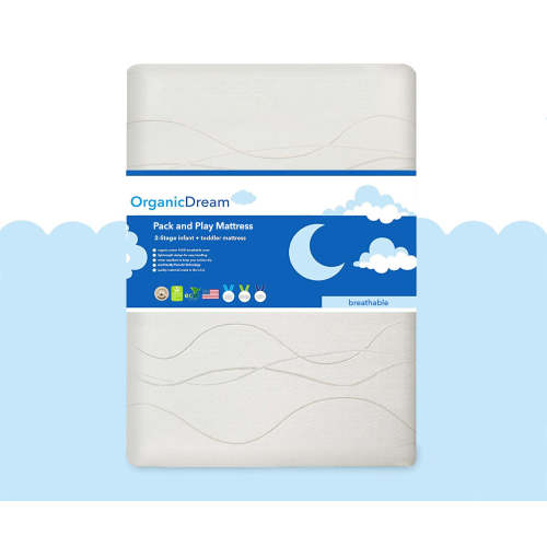 Organic Dream Pack and Play Mattress | Playard Mattress I Organic Dream®