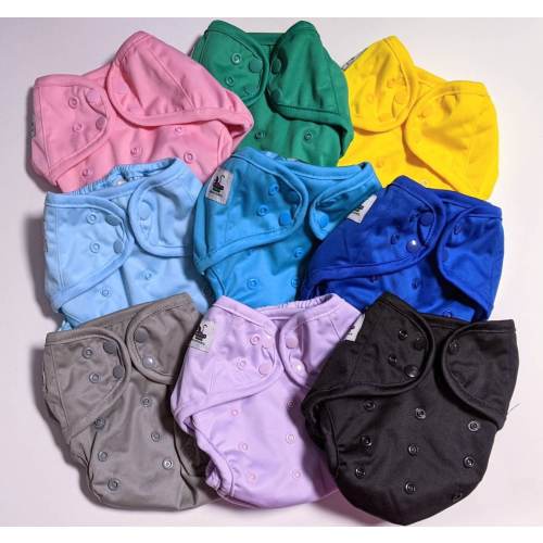 Cloth Diaper Cover, Cloth Nappy, Cloth Diaper Inserts, Diaper Cover, Reusable Diaper, Solid Color Covers, Zero Waste - Eco friendly diapers