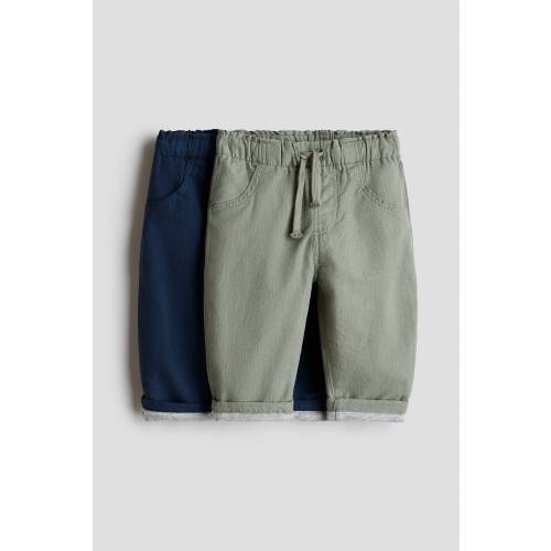 2-PACK LINED COTTON JOGGERS